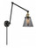 Cone - 1 Light - 8 inch - Black Antique Brass -Adjustable Swing Arm (3442|238-BAB-G63-LED)