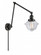 Oxford - 1 Light - 8 inch - Matte Black -Adjustable Swing Arm (3442|238-BK-G532-LED)