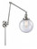 Beacon - 1 Light - 8 inch - Polished Chrome -Adjustable Swing Arm (3442|238-PC-G204-8-LED)