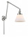 Cone - 1 Light - 8 inch - Polished Chrome -Adjustable Swing Arm (3442|238-PC-G41-LED)