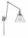 Cone - 1 Light - 8 inch - Polished Chrome -Adjustable Swing Arm (3442|238-PC-G44-LED)