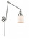 Bell - 1 Light - 8 inch - Polished Chrome -Adjustable Swing Arm (3442|238-PC-G51-LED)