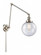 Beacon - 1 Light - 8 inch - Polished Nickel -Adjustable Swing Arm (3442|238-PN-G204-8-LED)