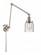 Bell - 1 Light - 8 inch - Polished Nickel -Adjustable Swing Arm (3442|238-PN-G54)