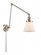 Cone - 1 Light - 8 inch - Polished Nickel -Adjustable Swing Arm (3442|238-PN-G61)