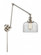 Bell - 1 Light - 8 inch - Polished Nickel -Adjustable Swing Arm (3442|238-PN-G72)