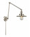 Railroad - 1 Light - 8 inch - Polished Nickel -Adjustable Swing Arm (3442|238-PN-M1)