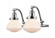 Olean - 2 Light - 19 inch - Polished Chrome - Adjustable Bath Vanity Light (3442|515-2W-PC-G321)