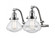 Olean - 2 Light - 19 inch - Polished Chrome - Adjustable Bath Vanity Light (3442|515-2W-PC-G324-LED)