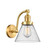 Cone - 1 Light - 8 inch - Satin Gold - Adjustable Sconce (3442|515-1W-SG-G44)