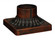 Pier Mount Base Square - Rustic Bronze (81|25/4908)