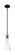 Bahari - 1 Light Mini Pendant with Clear Glass - Black Finish (81|60/6878)