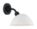 South Street - 1 Light Sconce with- Gloss White and Textured Black Finish (81|60/6903)