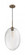 Aria - 1 Light Pendant with Seeded Glass - Burnished Brass Finish (81|60/7018)