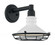 Blue Harbor - 1 Light Sconce with- Gloss White and Textured Black Finish (81|60/7051)
