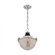 Faro - 1 Light Pendant with Clear Prismatic Glass - Polished Nickel and Black Accents Finish (81|60/7070)