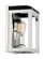 Cakewalk - 1 Light Sconce with- Polished Nickel and Black Accents Finish (81|60/7091)