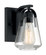 Skybridge - 1 Light Vanity with Clear Glass - Matte Black Finish (81|60/7101)