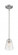 Bransel - 1 Light Mini Pendant with Seeded Glass - Brushed Nickel Finish (81|60/7180)