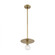 Bizet - 1 Light Mini Pendant with- Vintage Brass Finish (81|60/7242)