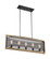 Atelier - 5 Light Island Pendant with- Black and Honey Wood Finish (81|60/7265)