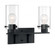 Sommerset - 2 Light Vanity with Clear Glass - Matte Black Finish (81|60/7272)