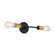 Ryder - 2 Light Vanity with- Black and Brushed Brass Finish (81|60/7342)