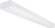 LED 4 ft.- Wide Strip Light - 40W - 5000K - White Finish - with Knockout and Sensor (81|65/1143)