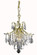 Amelia Collection Pendant D12in H15in Lt:3 Gold Finish (758|LD8100D12G)