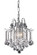 Amelia Collection Pendant D12in H15in Lt:3 Chrome Finish (758|LD8200D12C)