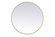 Metal frame round mirror 39 inch in Brass (758|MR4839BR)