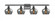 Fenton - 4 Light - 37 inch - Oil Rubbed Bronze - Bath Vanity Light (3442|516-4W-OB-G93)