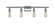 Bare Bulb - 4 Light - 36 inch - Polished Chrome - Bath Vanity Light (3442|516-4W-PC)