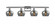 Fenton - 4 Light - 37 inch - Polished Chrome - Bath Vanity Light (3442|516-4W-PC-G93)