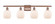 Belfast - 4 Light - 36 inch - Antique Copper - Bath Vanity Light (3442|516-4W-AC-G101-LED)
