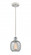 Belfast - 1 Light - 6 inch - White Polished Chrome - Cord hung - Mini Pendant (3442|516-1P-WPC-G104-LED)