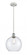 Athens - 1 Light - 10 inch - White Polished Chrome - Cord hung - Mini Pendant (3442|516-1P-WPC-G124-10-LED)