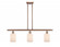 Hadley - 3 Light - 36 inch - Antique Copper - Stem hung - Island Light (3442|516-3I-AC-G341)