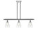 Ellery - 3 Light - 36 inch - Polished Chrome - Stem hung - Island Light (3442|516-3I-PC-G394-LED)