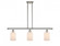 Hadley - 3 Light - 36 inch - Polished Nickel - Stem hung - Island Light (3442|516-3I-PN-G341-LED)