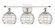 Athens Deco Swirl - 3 Light - 28 inch - White Polished Chrome - Bath Vanity Light (3442|516-3W-WPC-G1213-8-LED)