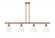 Ellery - 4 Light - 48 inch - Antique Copper - Stem hung - Island Light (3442|516-4I-AC-G394)