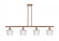 Niagara - 4 Light - 48 inch - Antique Copper - Stem hung - Island Light (3442|516-4I-AC-G402)