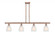 Brookfield - 4 Light - 48 inch - Antique Copper - Stem hung - Island Light (3442|516-4I-AC-G441-LED)