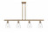Ellery - 4 Light - 48 inch - Brushed Brass - Stem hung - Island Light (3442|516-4I-BB-G394-LED)