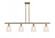 Brookfield - 4 Light - 48 inch - Brushed Brass - Stem hung - Island Light (3442|516-4I-BB-G441-LED)