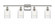 Hadley - 4 Light - 35 inch - Polished Nickel - Bath Vanity Light (3442|516-4W-PN-G342-LED)