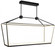 Park Ave. 54'' LED Large Linear Cage Pendant in Black (4450|HF9403-BK)