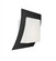 Besa, Axis 10 Sconce, Opal/Black, 1x10W LED (127|AXIS10-LED-BK)