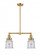 Canton - 2 Light - 21 inch - Satin Gold - Stem Hung - Adjustable Island Light (3442|209-SG-G184)